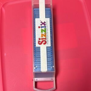 New Sizzix Classic Alphabet in Storage Case Uppercase Lowercase Numbers Symbols